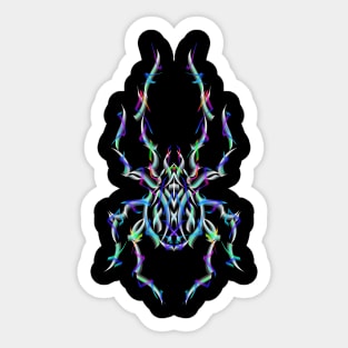 Rainbow spider inv Sticker